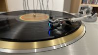 DS Audio DS003 cartirdge mounted in Technics SL-1000R record player
