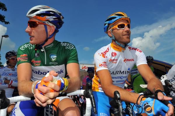 Jos Van Emden (Rabobank) and Svein Tuft (Garmin-Transitions)
