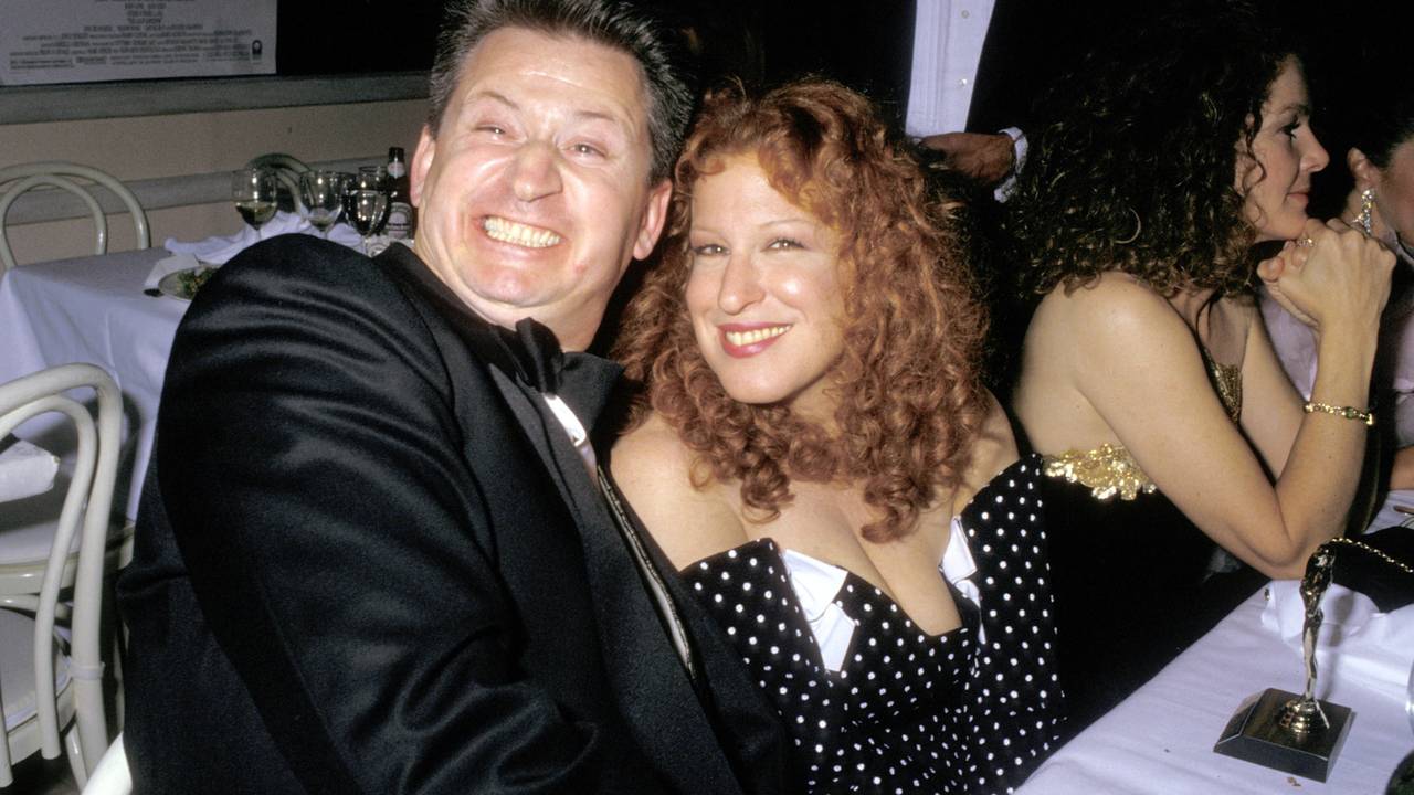 Bette Midler and Husband Martin von Haselberg during Swifty Lazar Oscar Party at Spago&#039;s Restaurant in Hollywood, California, United States