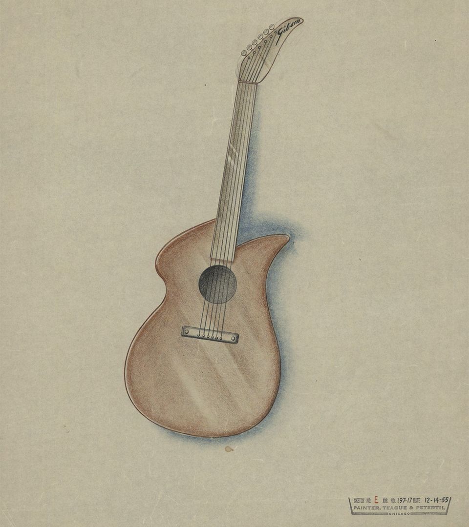 Gibson 1950s PTP guitar designs