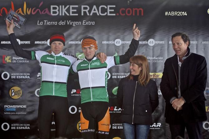 Race leaders Jochen Kaess and Markus Kaufmann (Centurion Vaude)