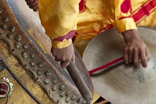 The drums are beating and cymbals clanging in Wenchang - 'where everybody will have fun tonight'.