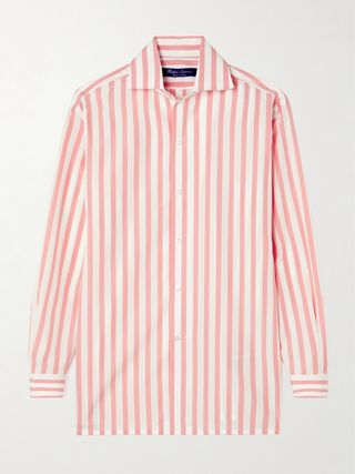 Capri Striped Cotton-Poplin Shirt