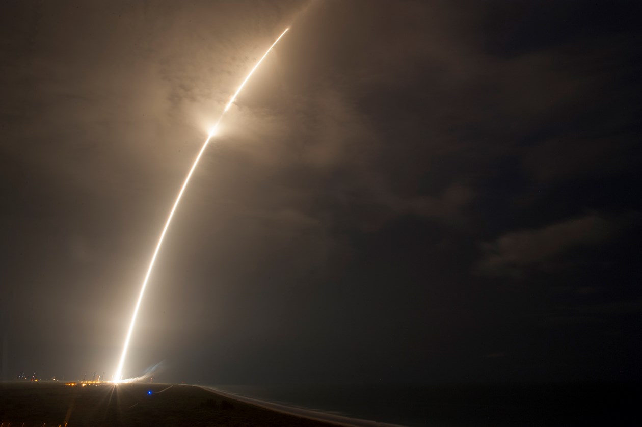 A rocket launch from Florida