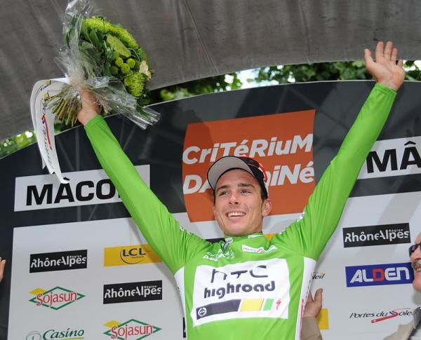 John Degenkolb (HTC-Highroad) leads the points competition