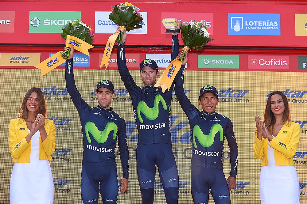Movistar on the podium as best team star 11 Vuelta a Espana