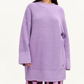 Lucy & Yak purple oversized jumper