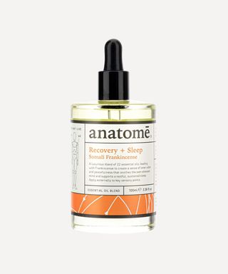 Anatome sleep tincture with orange label in clear bottle