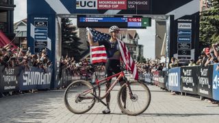 Christopher Blevins wins the Snowshoe World Cup XCO