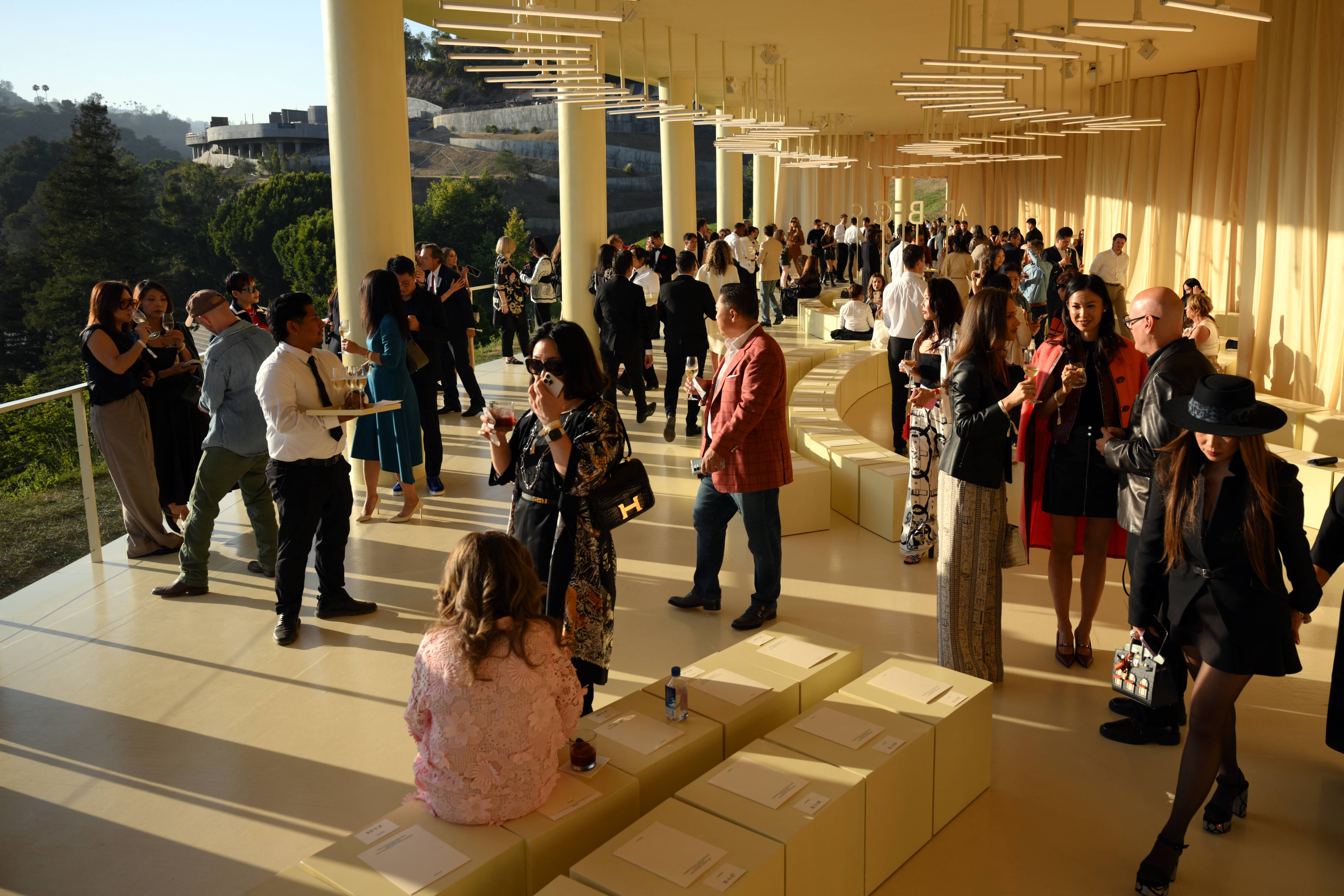 image of where the hermes cruise 2027 collection was held in l.a.