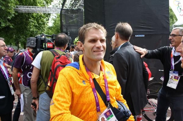 Former pro rider Santiago Botero was in London
