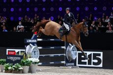 Ben Maher and Explosion W competing in the LGCT Super Grand Prix at the Prague Playoffs 2021