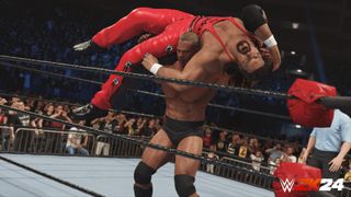 Grappling in WWE 2K24