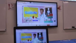 LG CreateBoard interactive displays support learning in Arizona. 