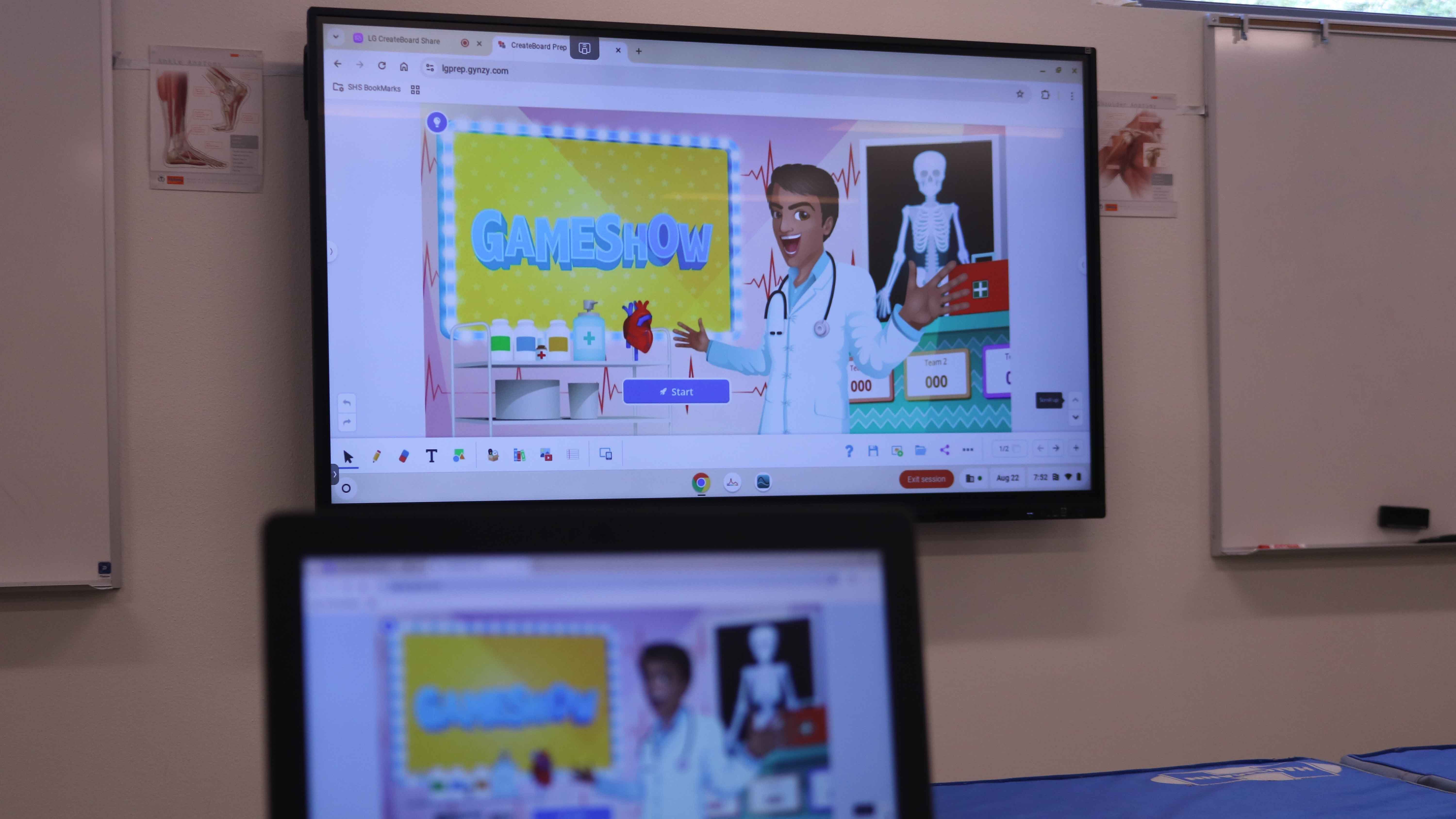 LG CreateBoard interactive displays support learning in Arizona. 
