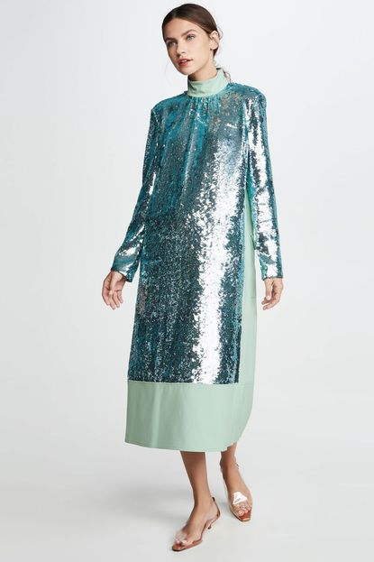 Tibi Sequin Dress