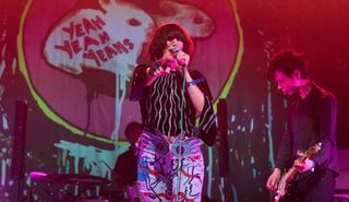 Karen O (left) and Nick Zinner of the Yeah Yeah Yeahs perform at ACL Live on May 7, 2019 in Austin, Texas