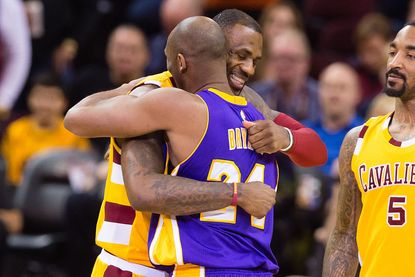 LeBron James and Kobe Bryant.