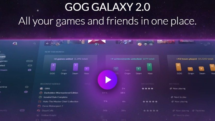 gog galaxy 2.0 beta