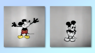 These are images generated using the Mickey-1928 AI model
