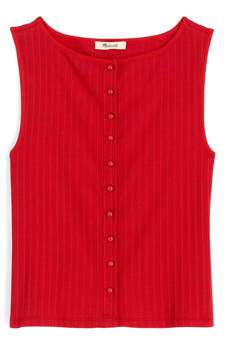 Rib Crewneck Vest Tank