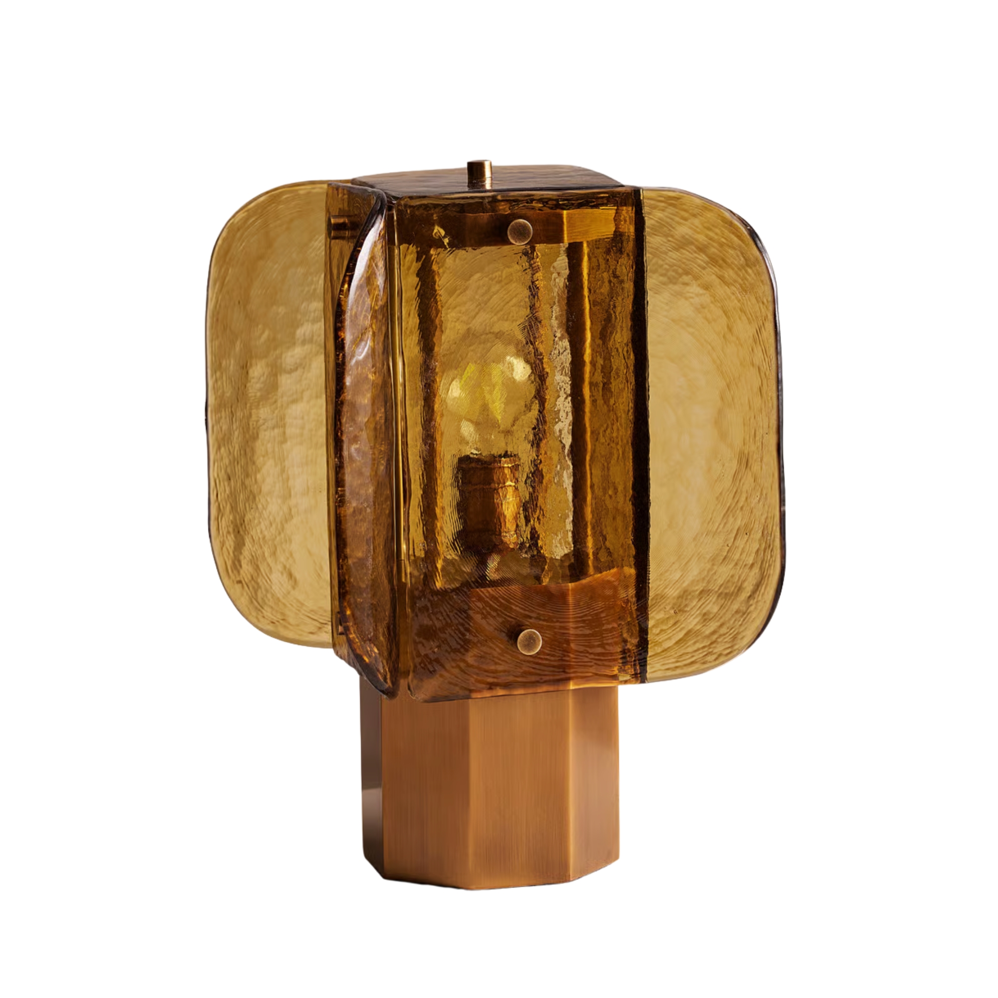 vintage-inspired ochre table lamp