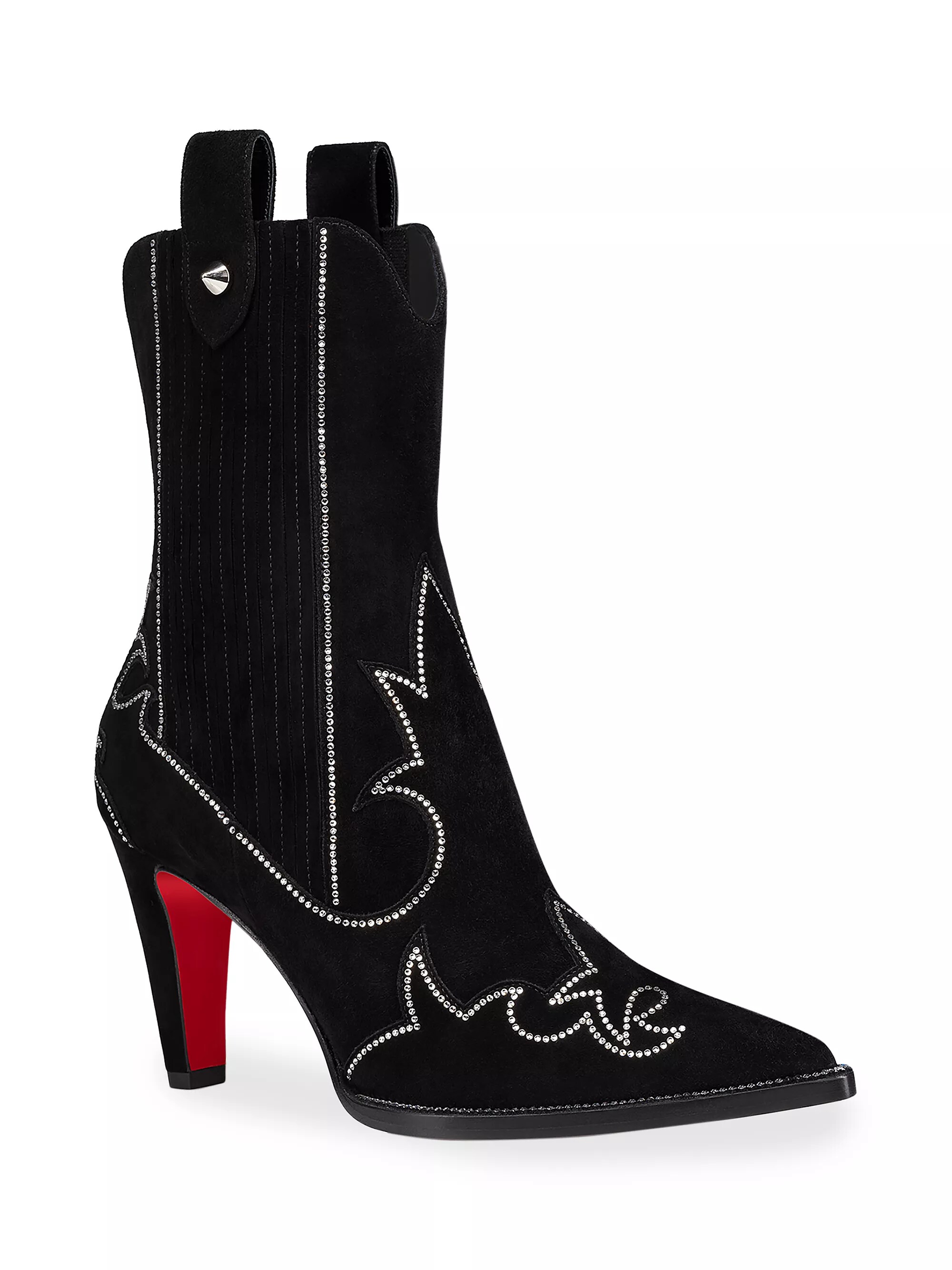 Santigag Strass 85mm Suede Boots