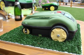 Lawn mower cake