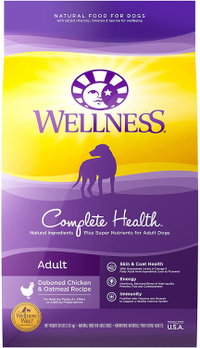 Wellness Complete Health Adult Deboned Chicken &amp; Oatmeal Recipe Dry Dog Food RRP: $59.99 | Now: $55.78 | Save: $4.21 (7%)
