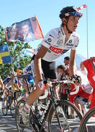 Andy Schleck (Saxo Bank) at the 2008 Tour de France