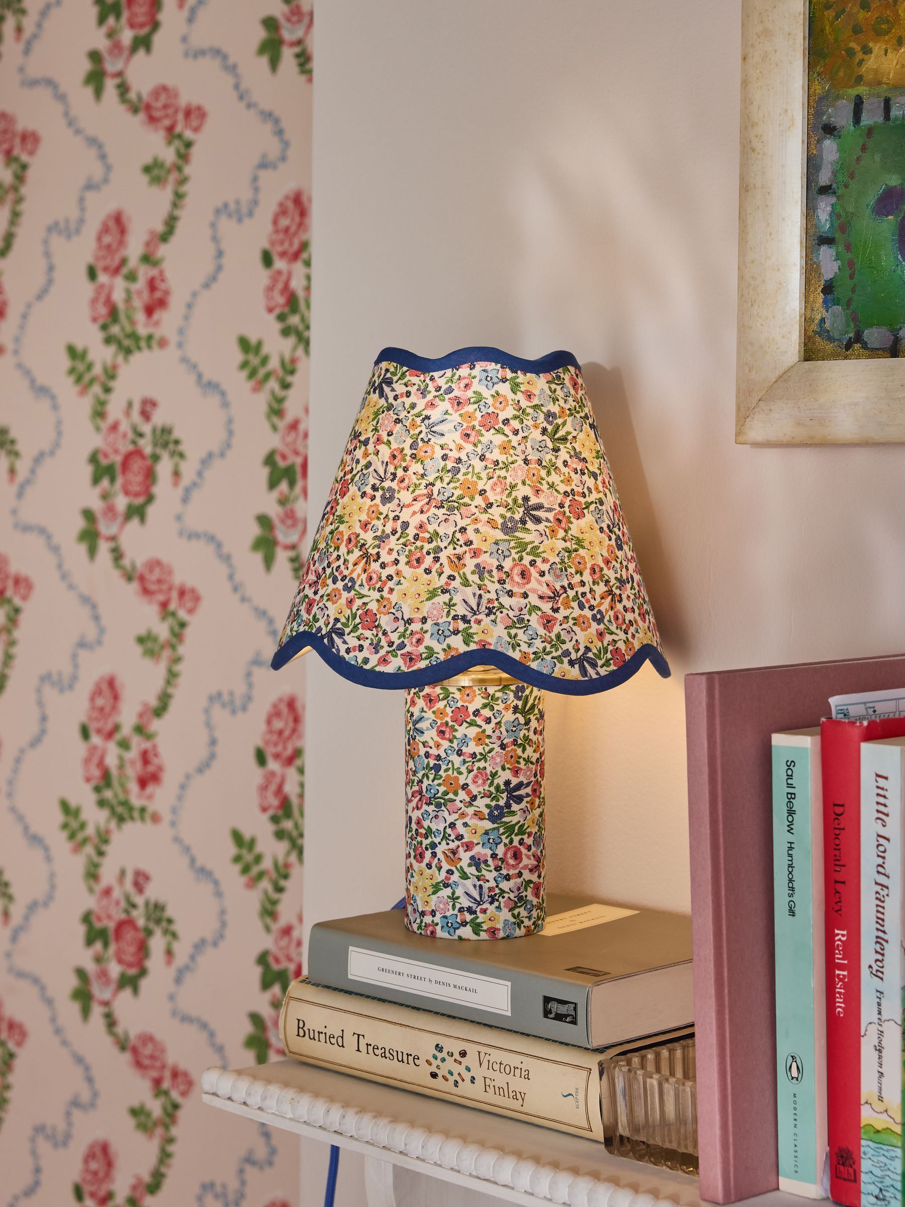 Cath Kidston Blue Mini Scallop Table Lamp - Size One
