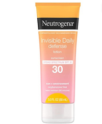 Neutrogena Invisible Daily Defense Sunscreen Lotion SPF30: $14.09