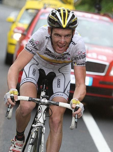 Ricco' gave it his all to get the pink jersey