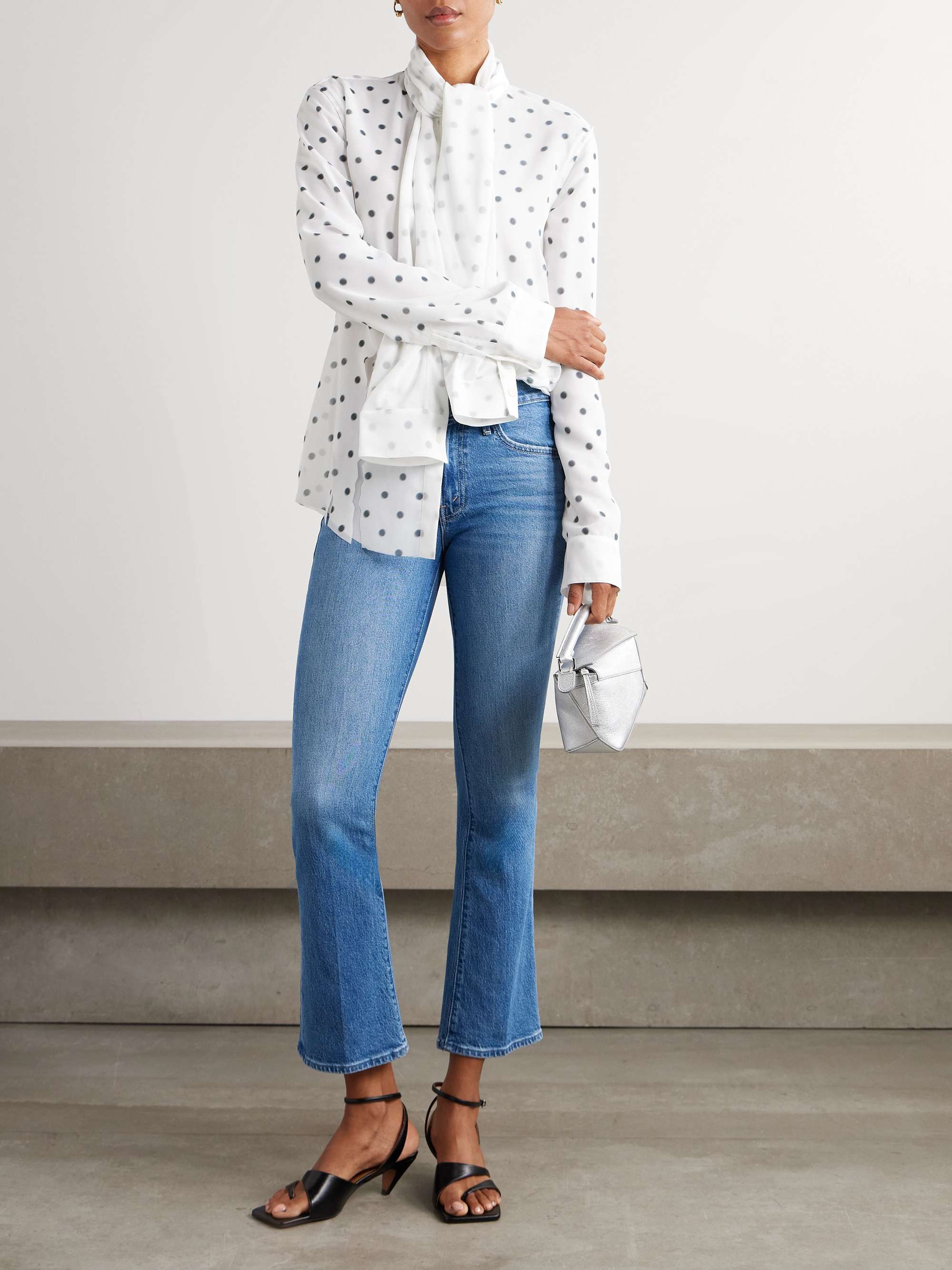 The Outsider Flood Cropped Flared Jeans
