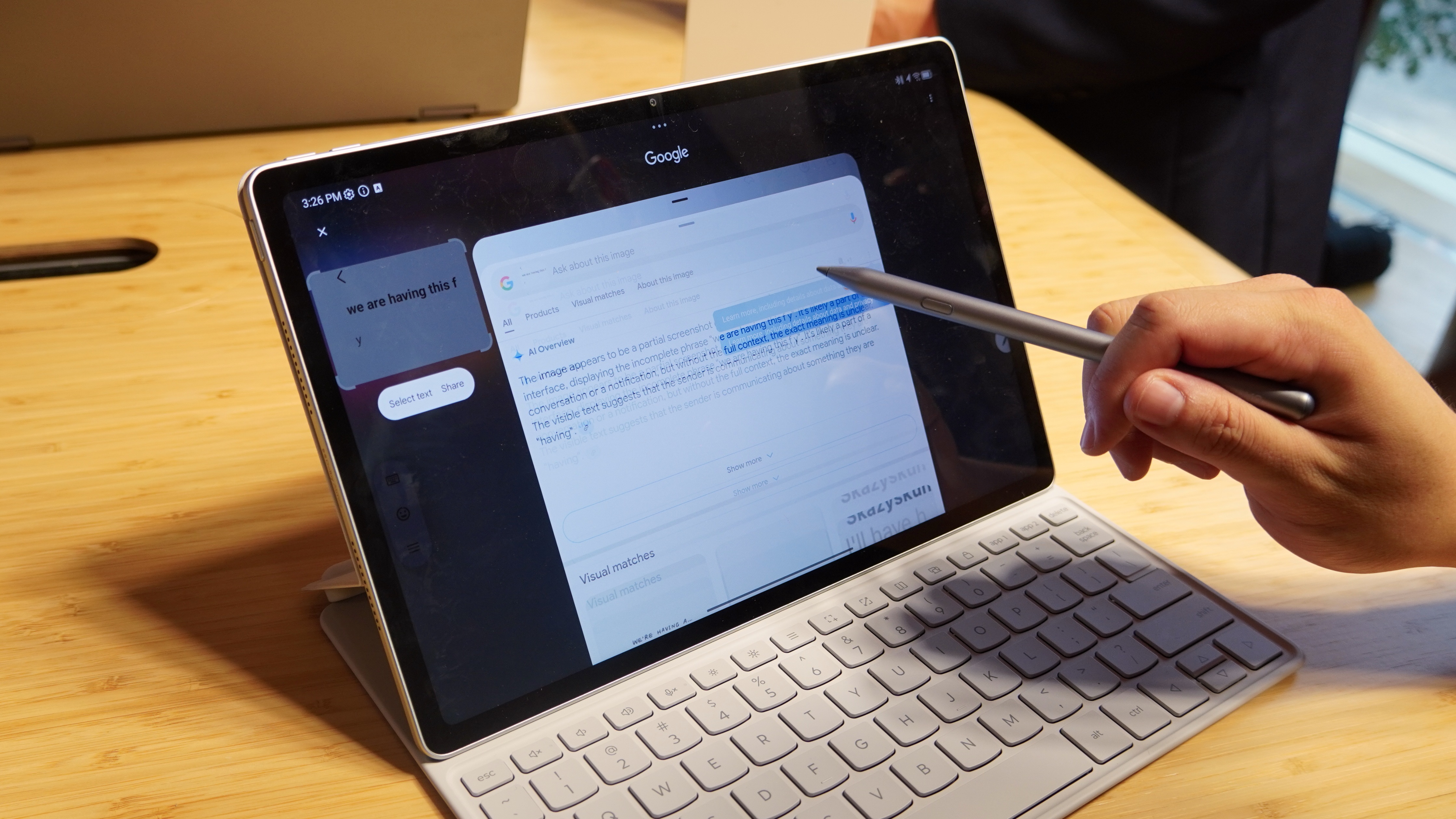 The Lenovo Idea Tab Plus at IFA 2025.
