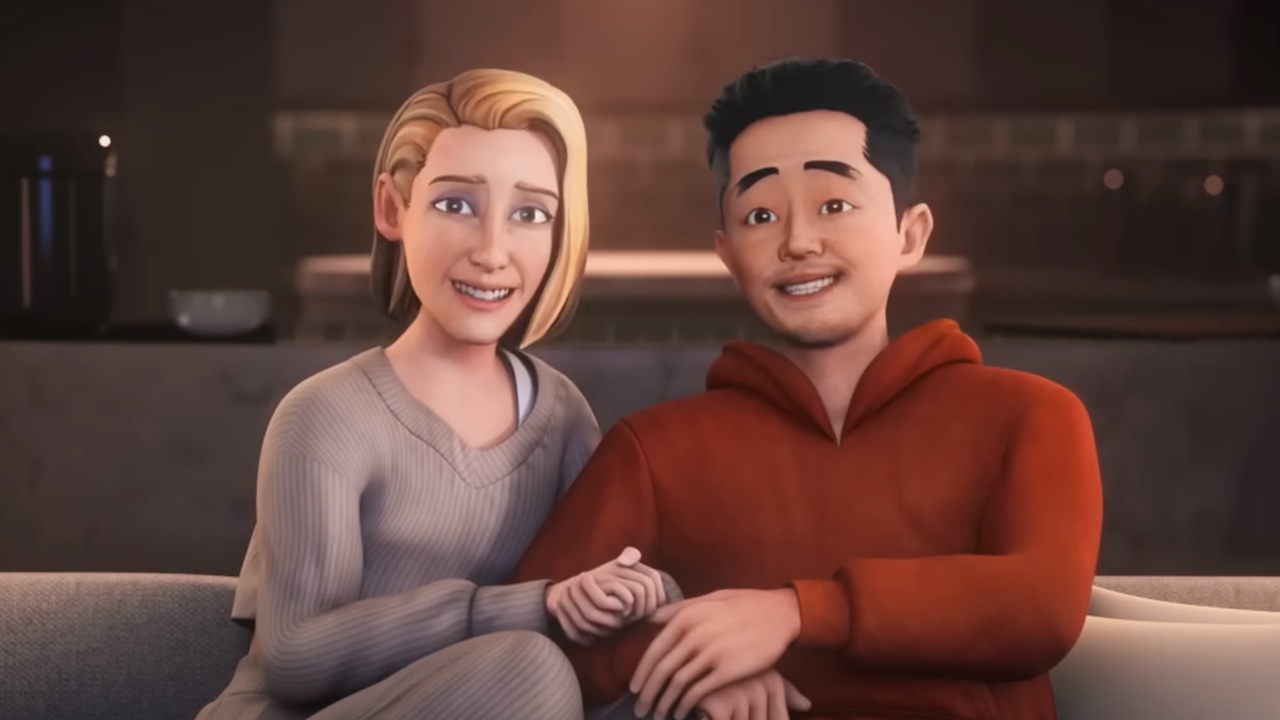 Digital Me and Iam in faux social video in Love Me