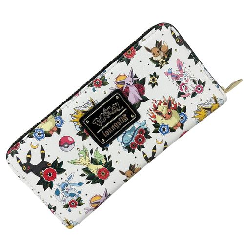 Pokemon Eeveelutions Tattoo Zip Around Wallet