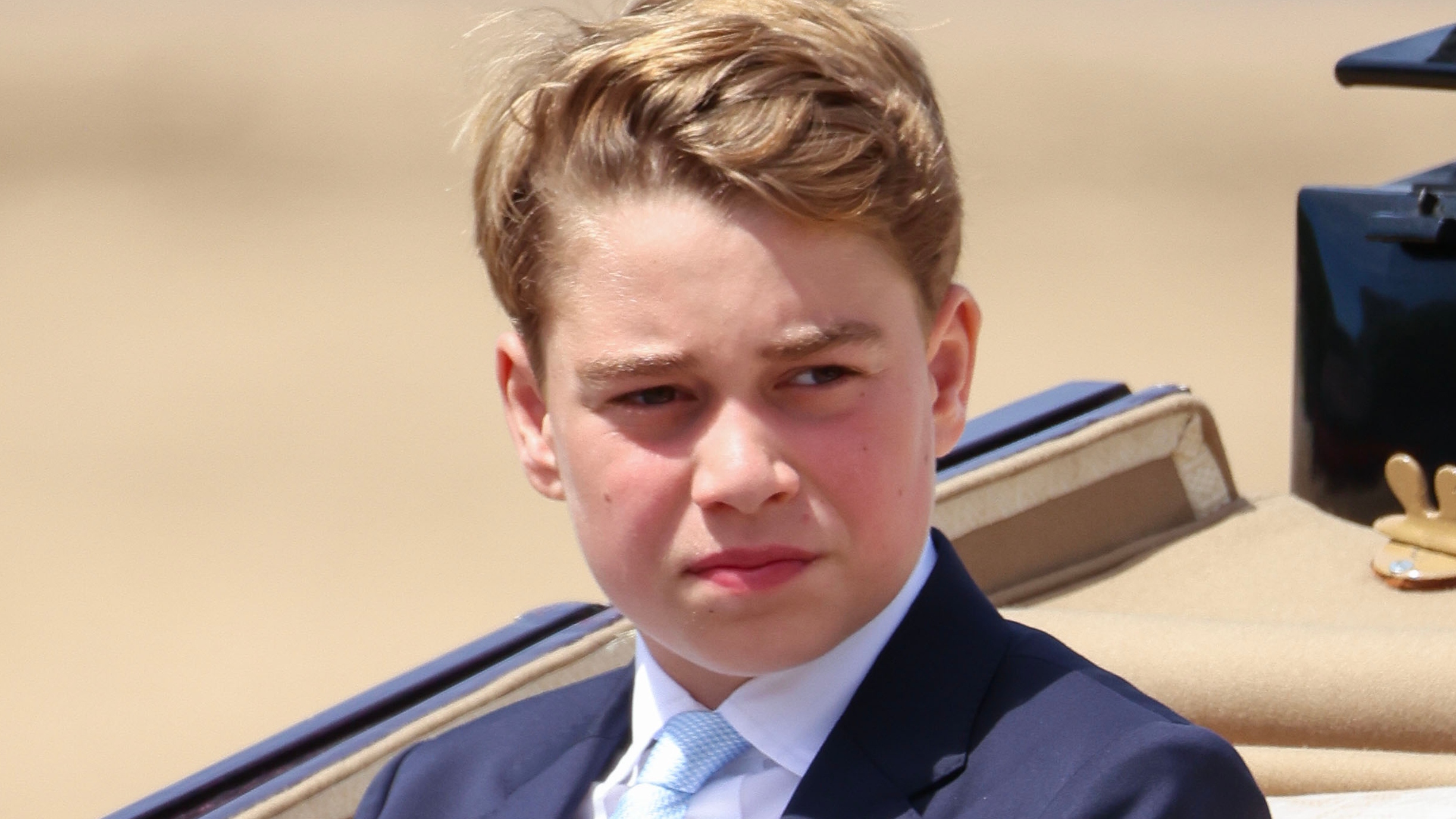 Prince George of Wales during Trooping The Colour on June 13, 2026