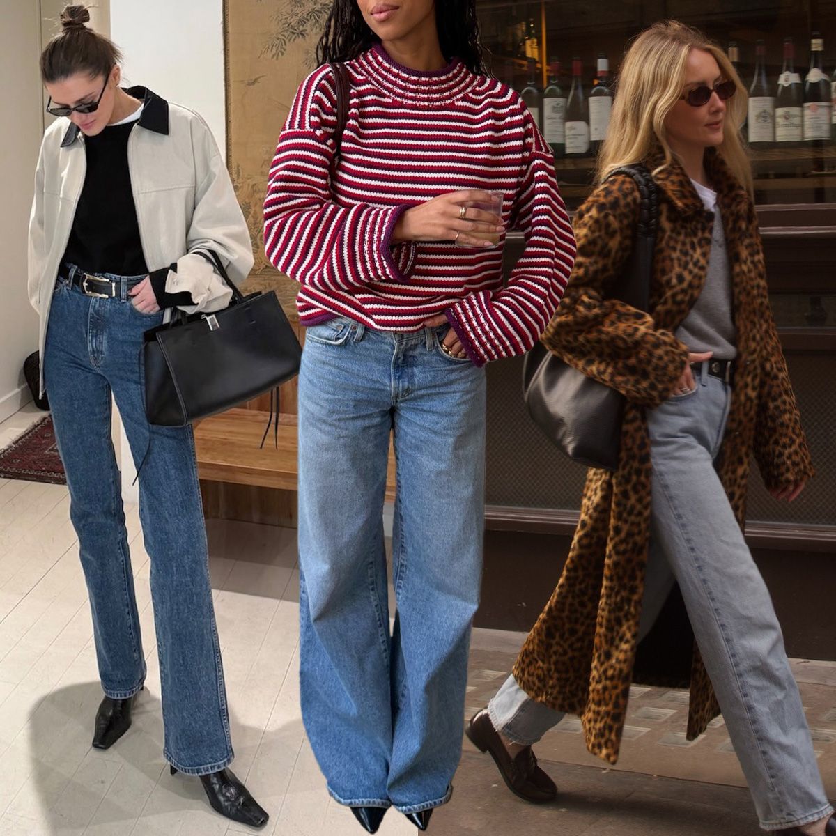 How Fashion People Across the Globe Are Styling the Latest Denim Trends