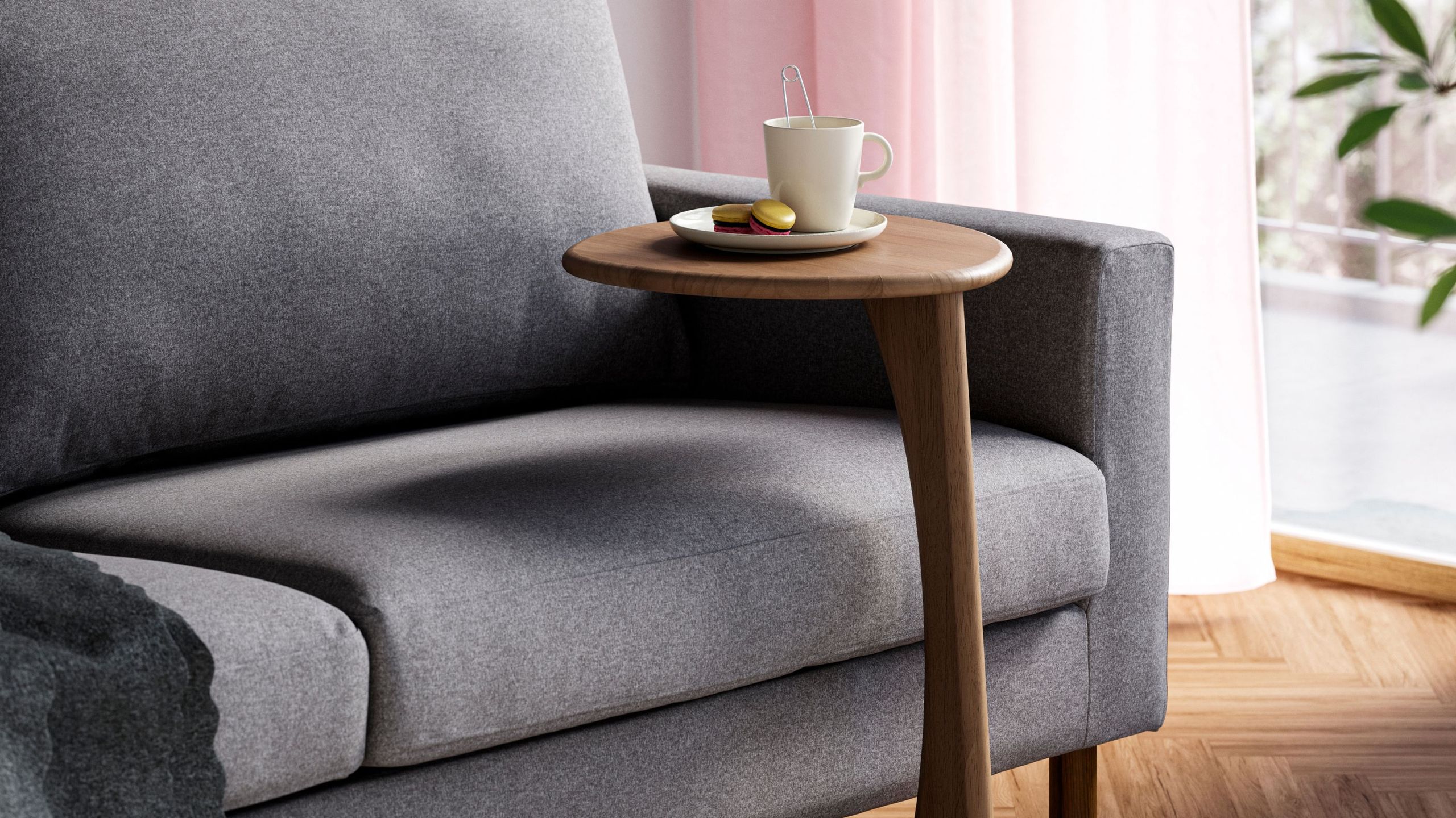 IKEA's Clever New 'Sofa Table' Can Take Up Virtually Zero Space in Smaller Rooms...