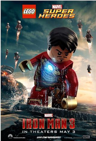 Lego Iron man 3 poster
