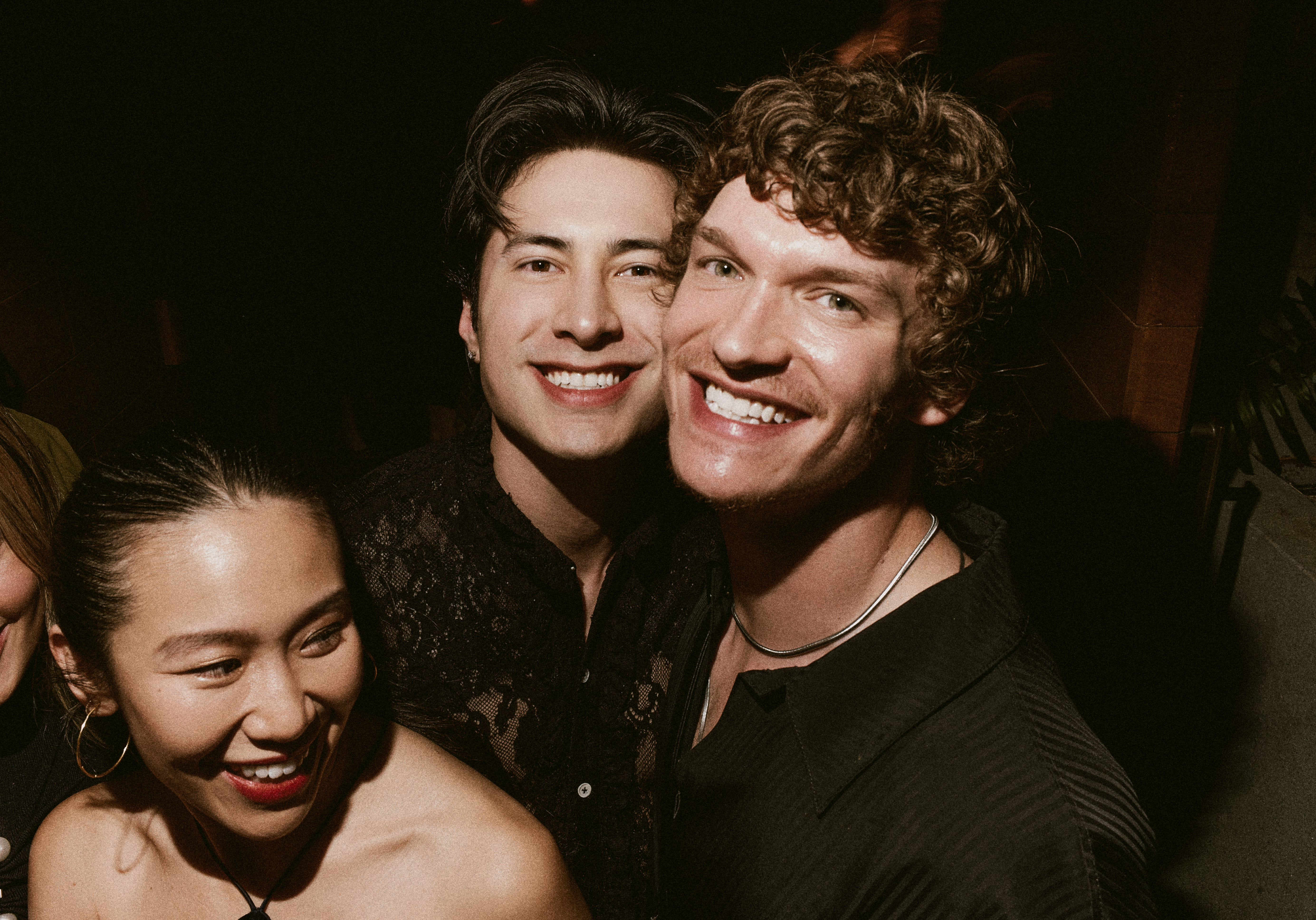 Hudson Williams and Connor Storrie at a pre-Oscars party on March 13