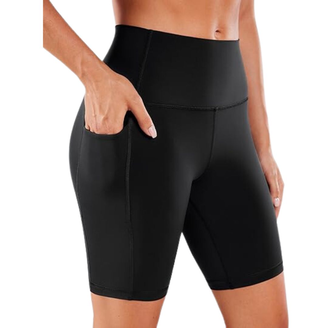 CRZ YOGA Women's Naked Feeling Yoga Shorts