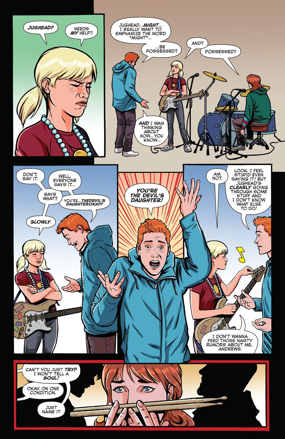 Pages from Jinx: A Cursed Life #1.