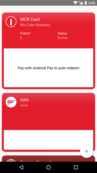 Android Pay Loyalty Notification Setup