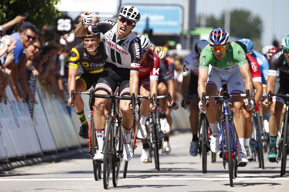 Phil Bauhaus (Team Sunweb) hit the line first