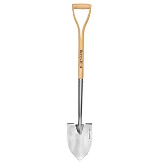 Berry&bird Shovel for Digging, Round Point Digging Garden Shovel With Wood D-Handle, 40.98