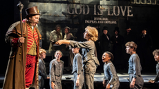 The cast of Oliver! at Chichester theatre.