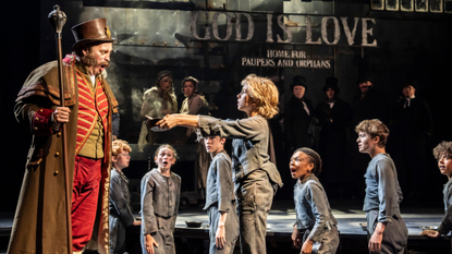 The cast of Oliver! at Chichester Festival Theatre.