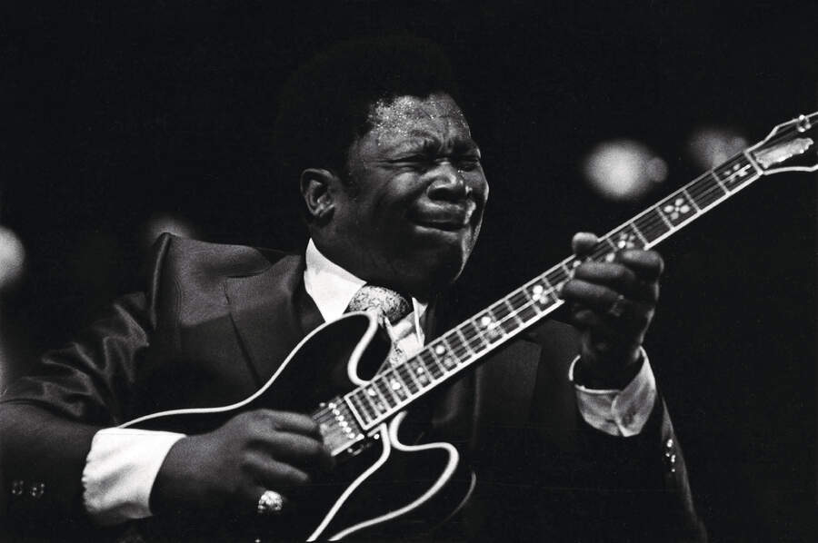 B.B. King onstage
